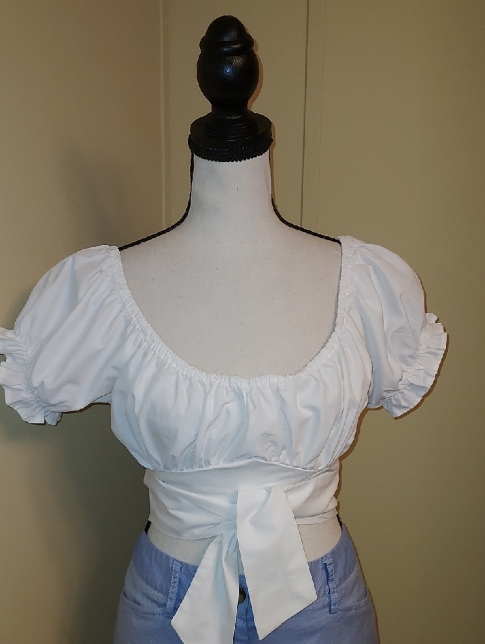 Live 4 Truth White Crop Top